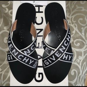 Givenchy black sandals size 8